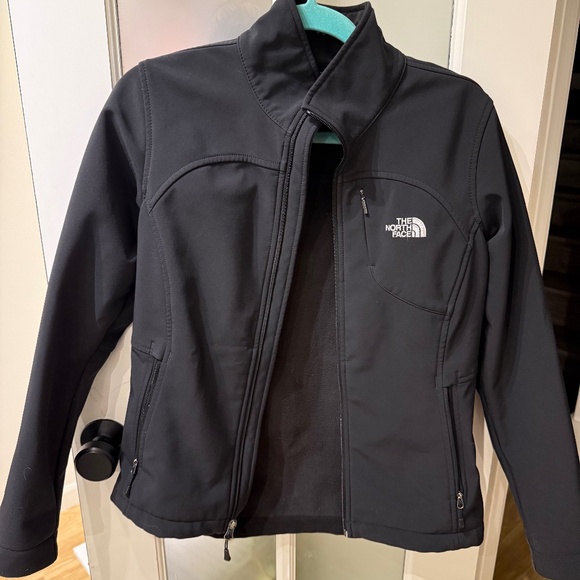 Womens North Face C771 Apex Bionic Black Softshell Windwall Jacket! Size S - Picture 1 of 4